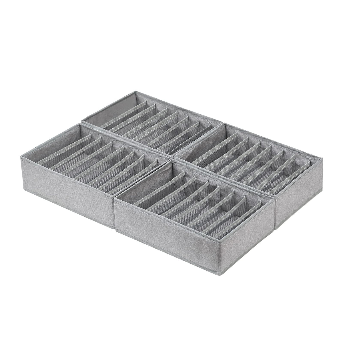 4 Pack Drawer Organizers for Clothing (4 Count)
