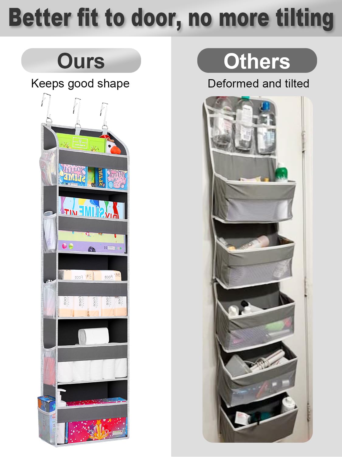 2 Pack Over the Door Storage Organizer (2 Count)