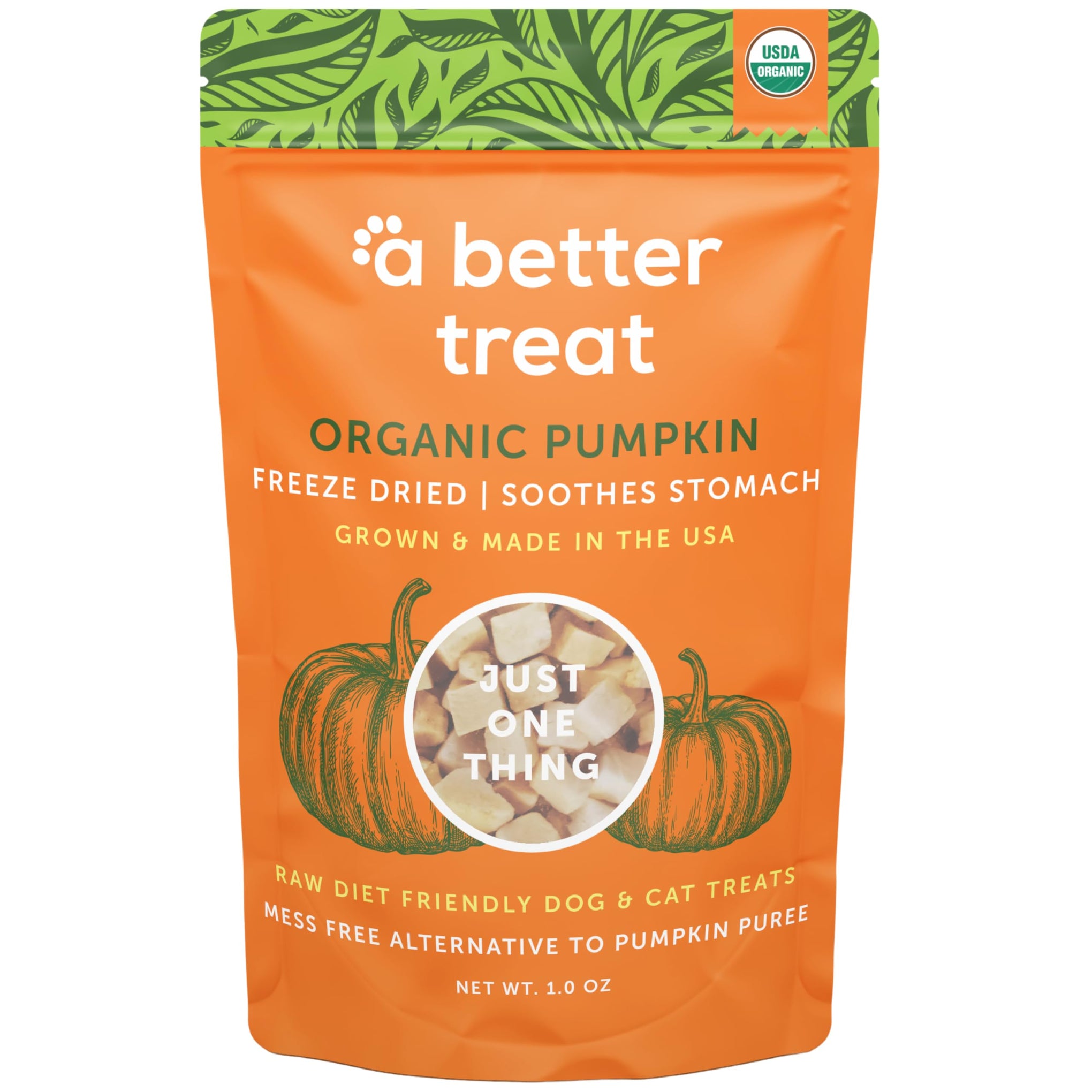 Freeze Dried Organic Pumpkin Dog and Cat Treats