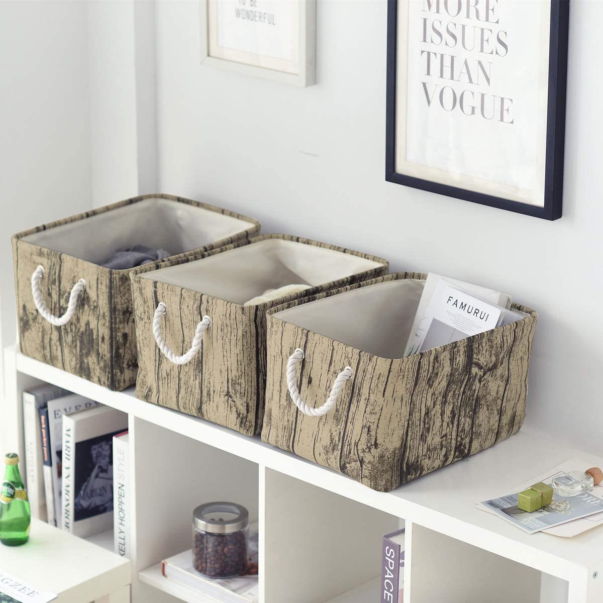 Fabric Storage Basket (3 Count)