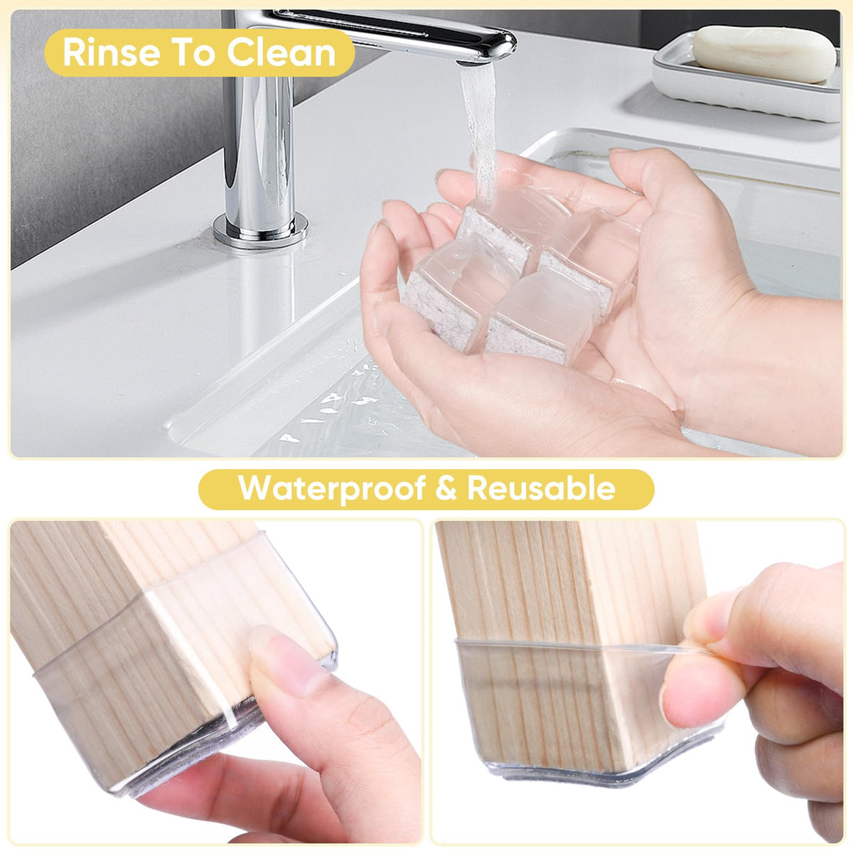Silicone Chair Leg Floor Protectors