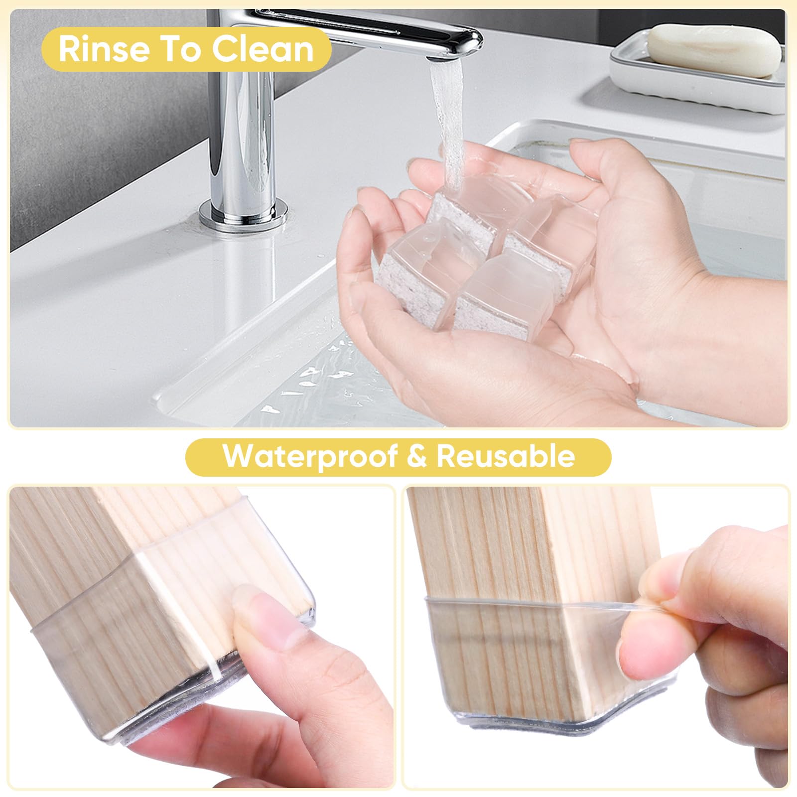 Silicone Chair Leg Floor Protectors