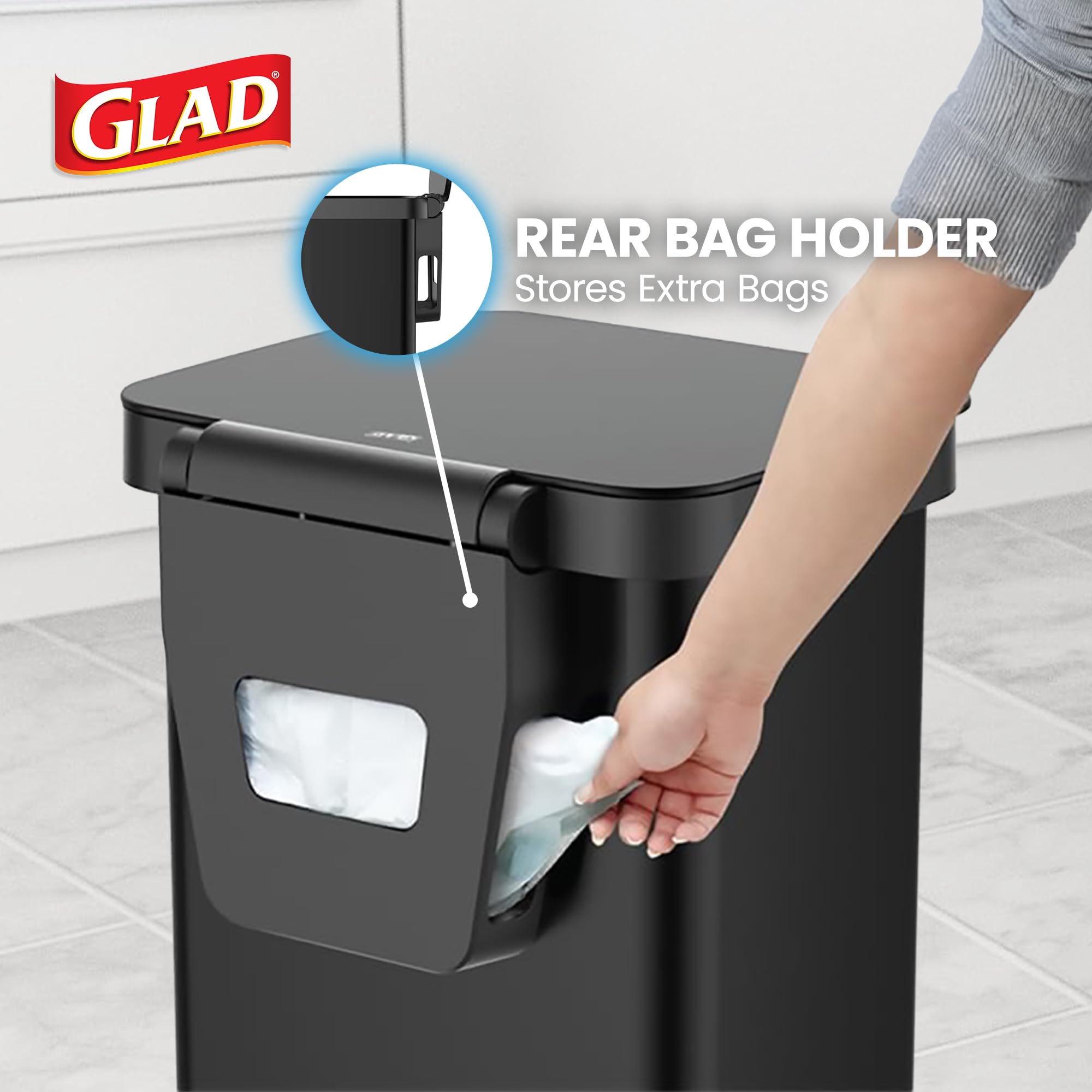 All Stainless Steel Trash Can