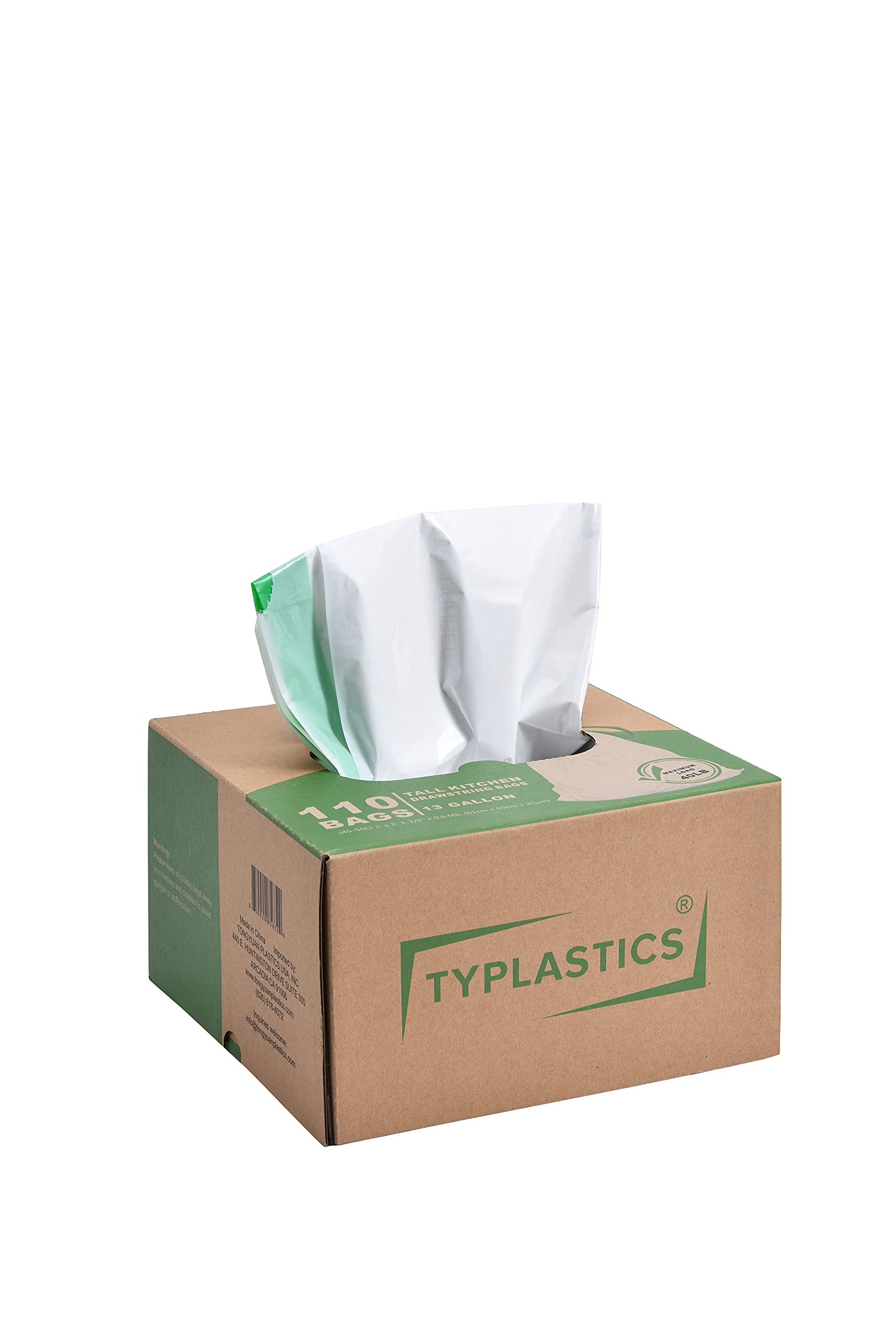 Tall Kitchen Drawstring Trash Bags (110 Count)