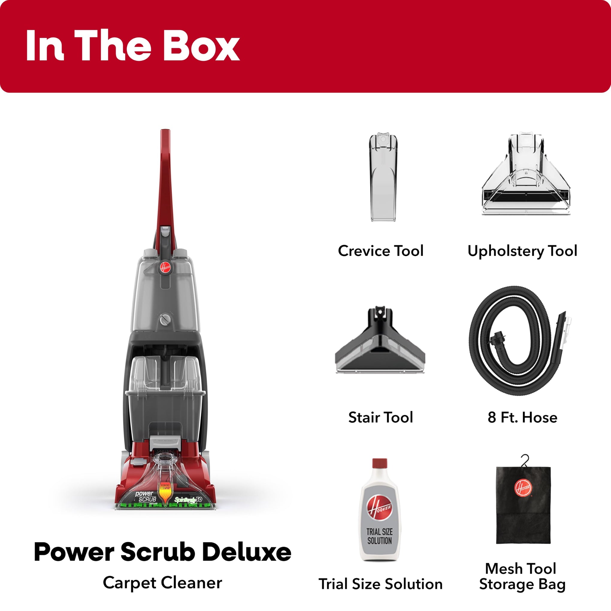 PowerScrub Deluxe Carpet Cleaner Machine