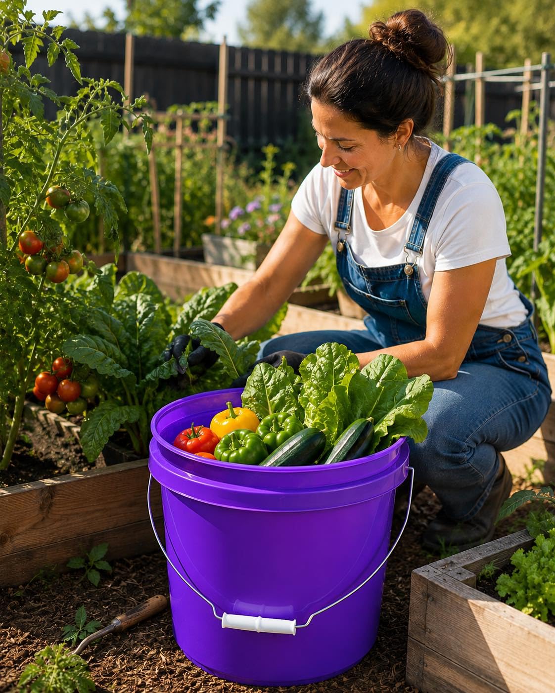5 Gallon Premium HPDE Plastic Bucket (3 Count)