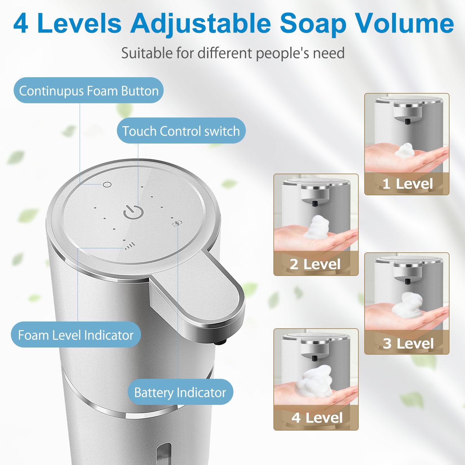Automatic Foaming Soap Dispenser
