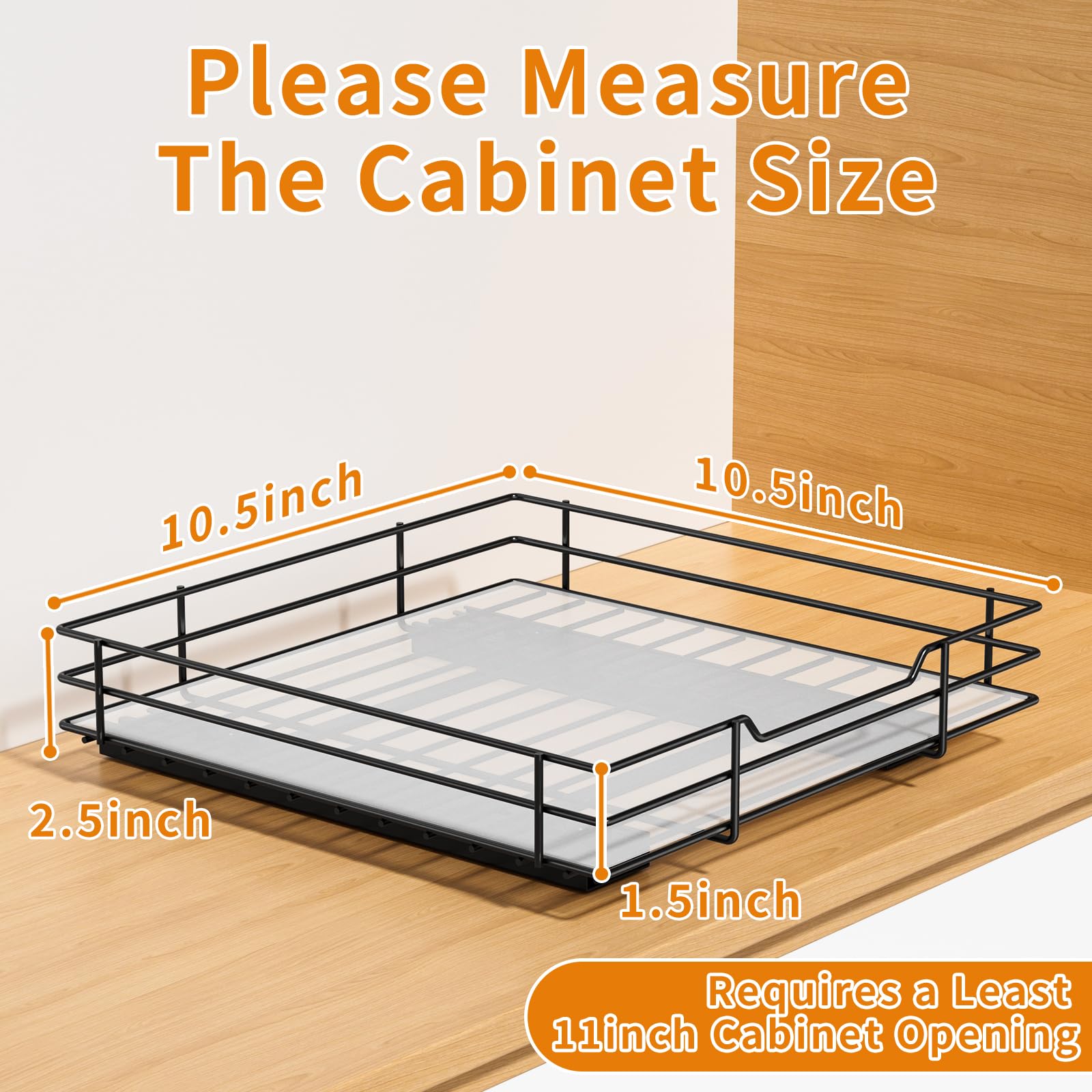 Pull Out Spice Rack Organizer for Cabinet