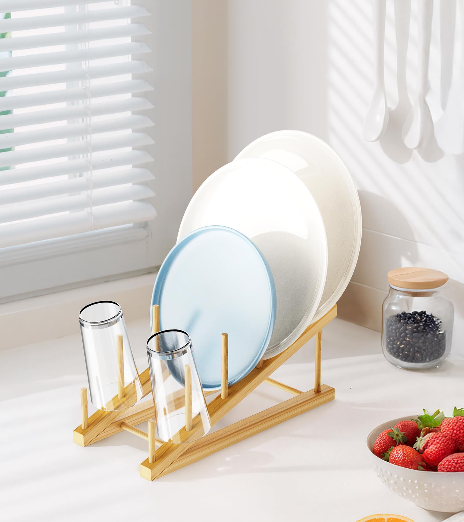 Bamboo Dish Drying Rack