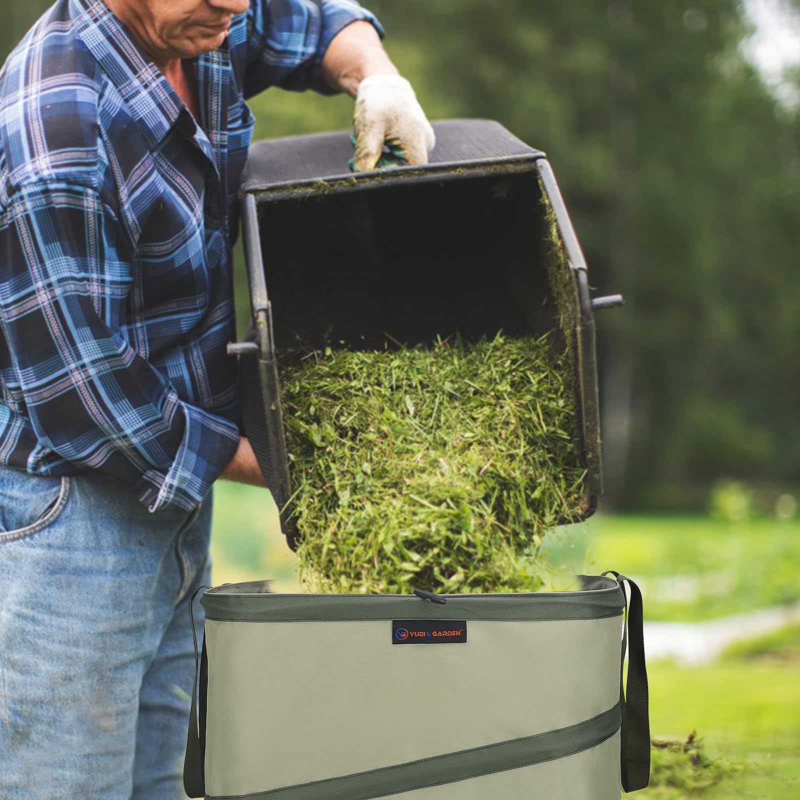 46 Gallon Square Collapsible Yard Waste Containers
