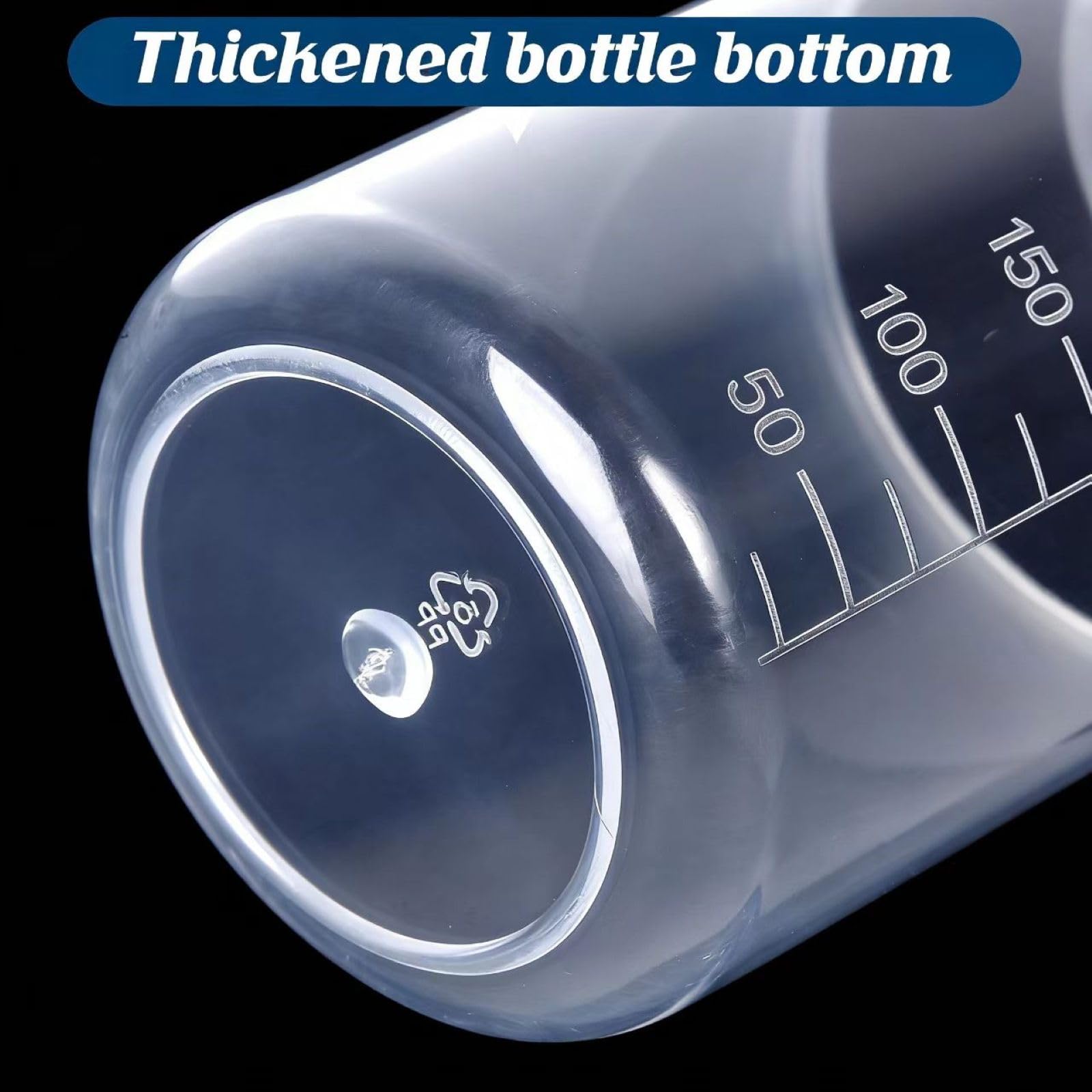 6 Pack Plastic Graduated Lab Beakers (6 Count)