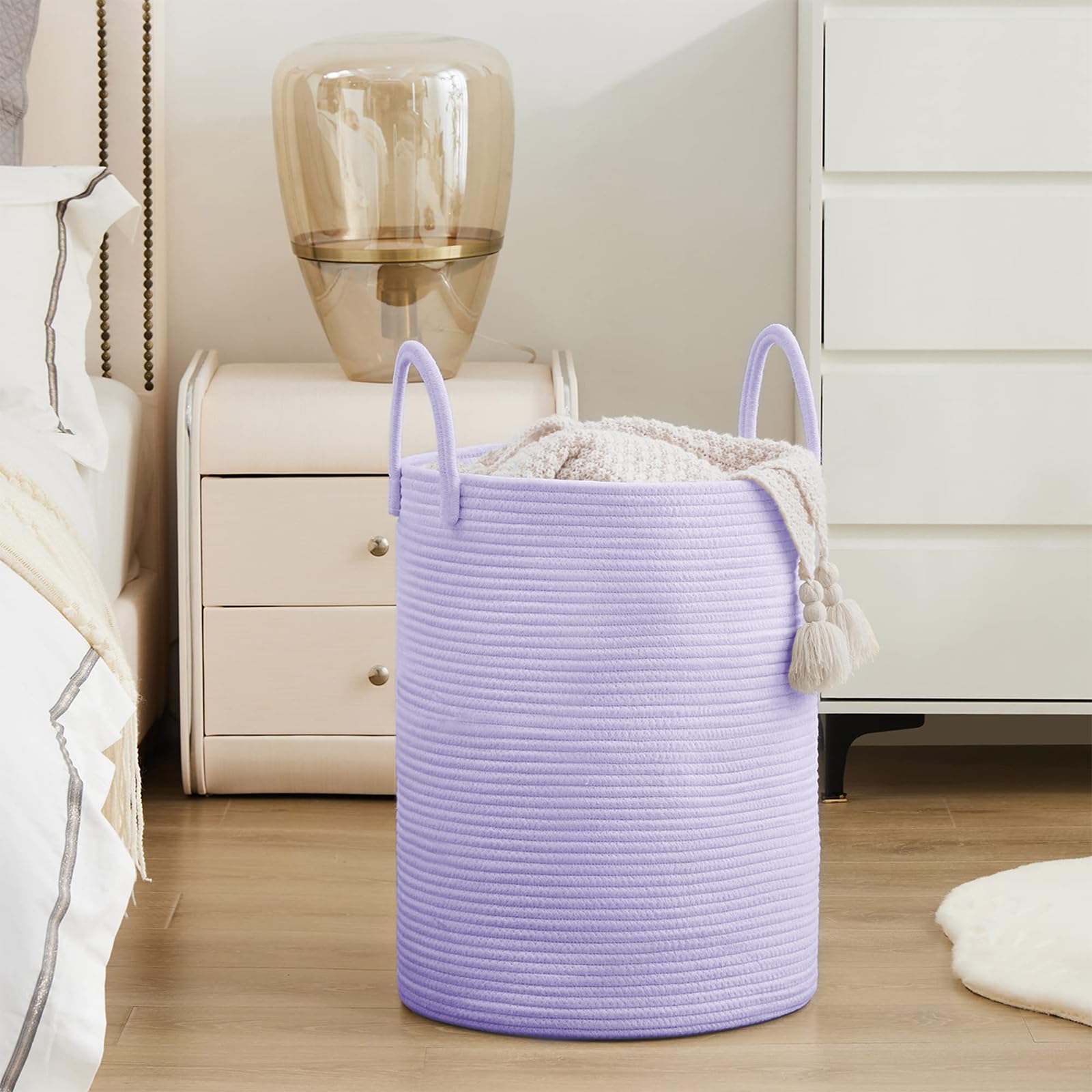 Cotton Rope Laundry Hamper Basket (1961.2133 Fl Oz) - ModHome Supplies