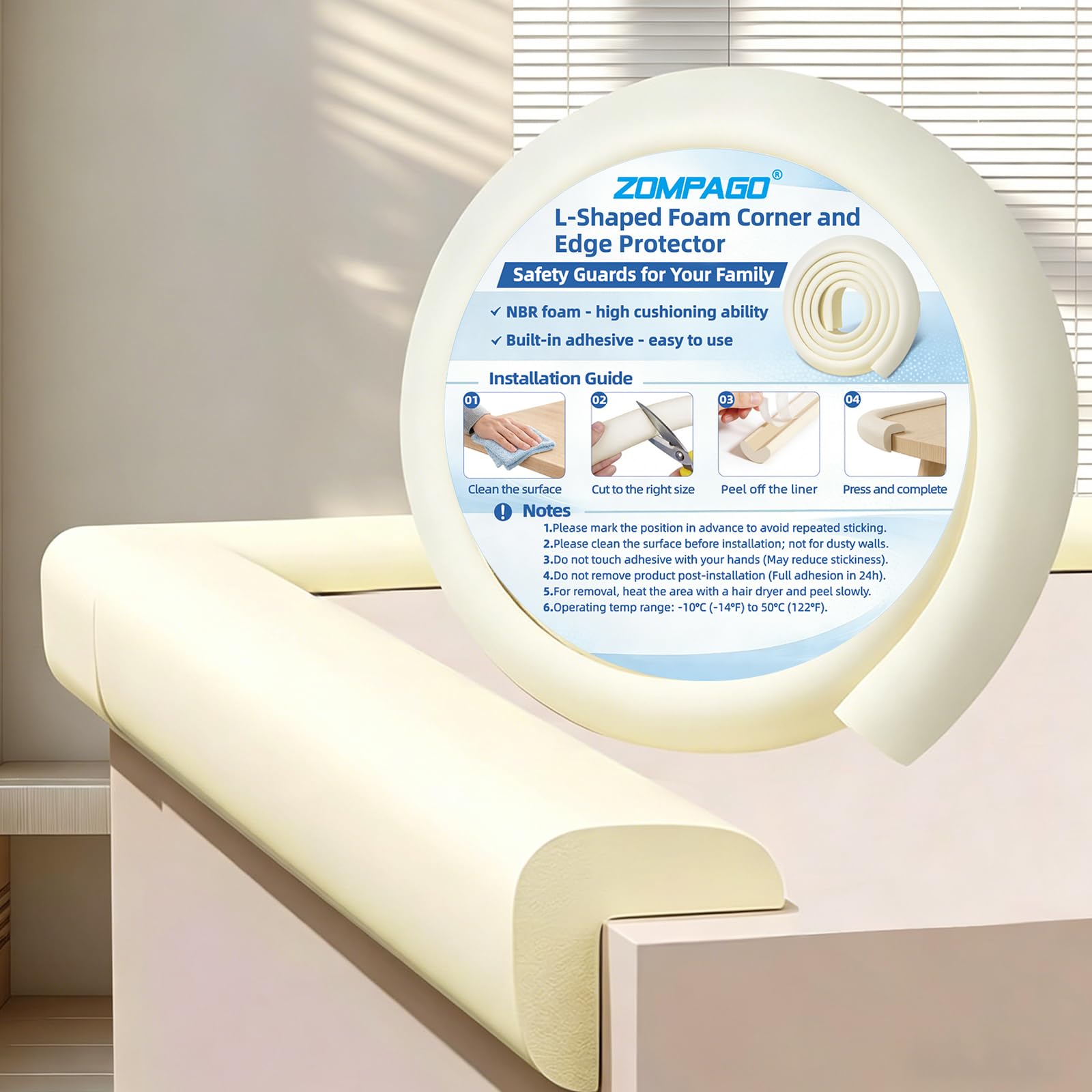 Foam Baby Edge Protector Strip Furniture Safety