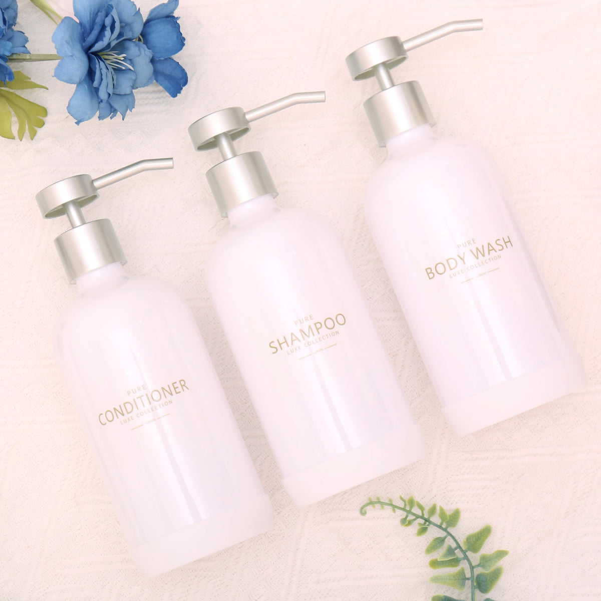 Shampoo and Conditioner Dispenser Set of 3 (3 Count)