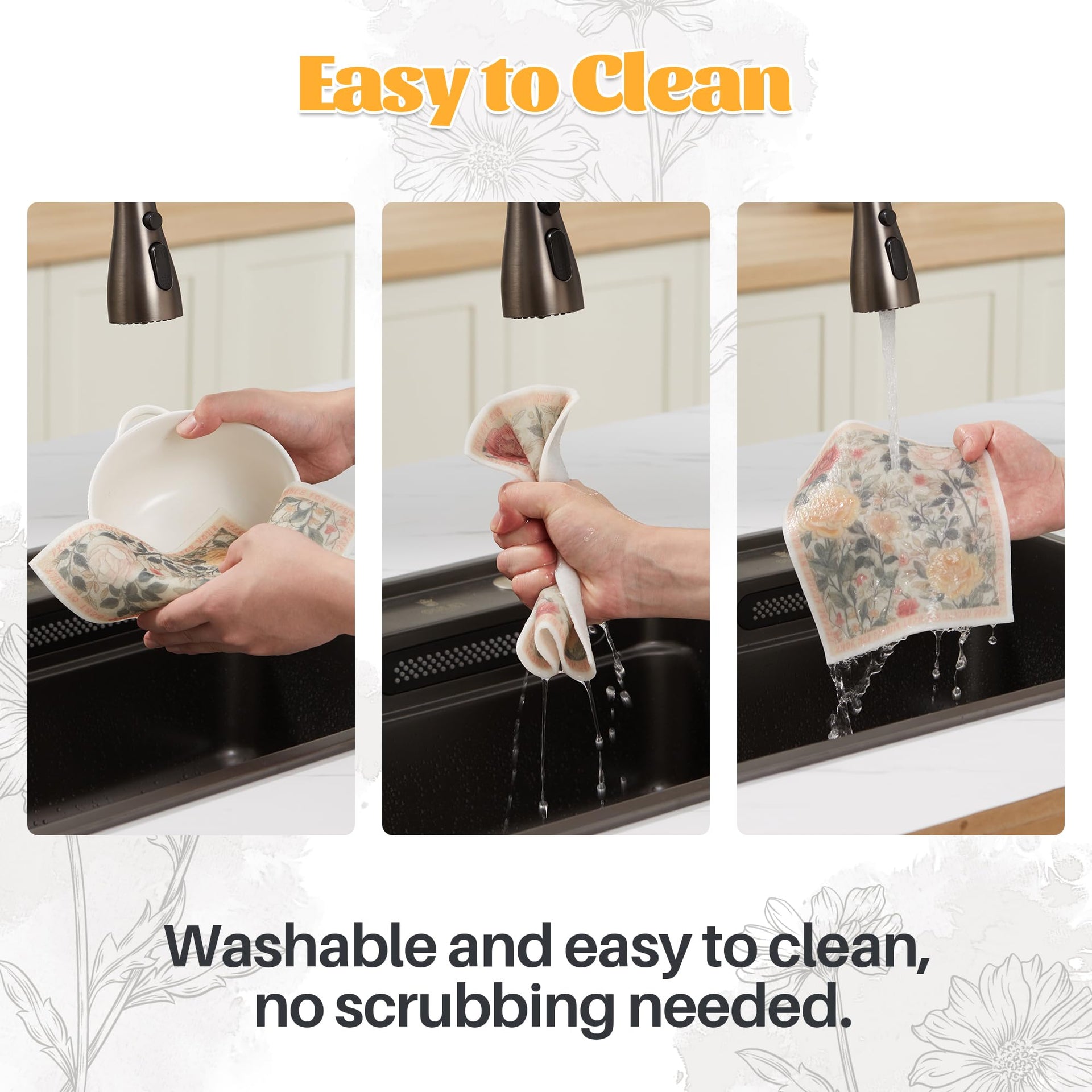 12 Pack Decorate Cleaning Cloth (12 Count)