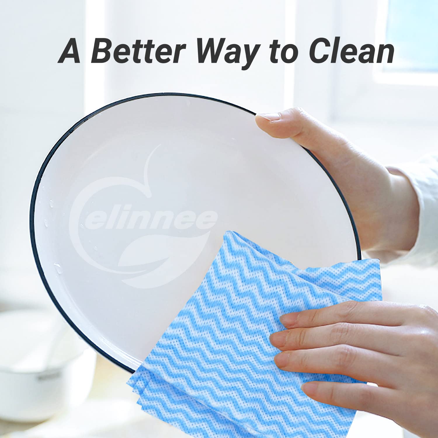 Reusable Cleaning Cloths Dish Paper Towels (25 Count)