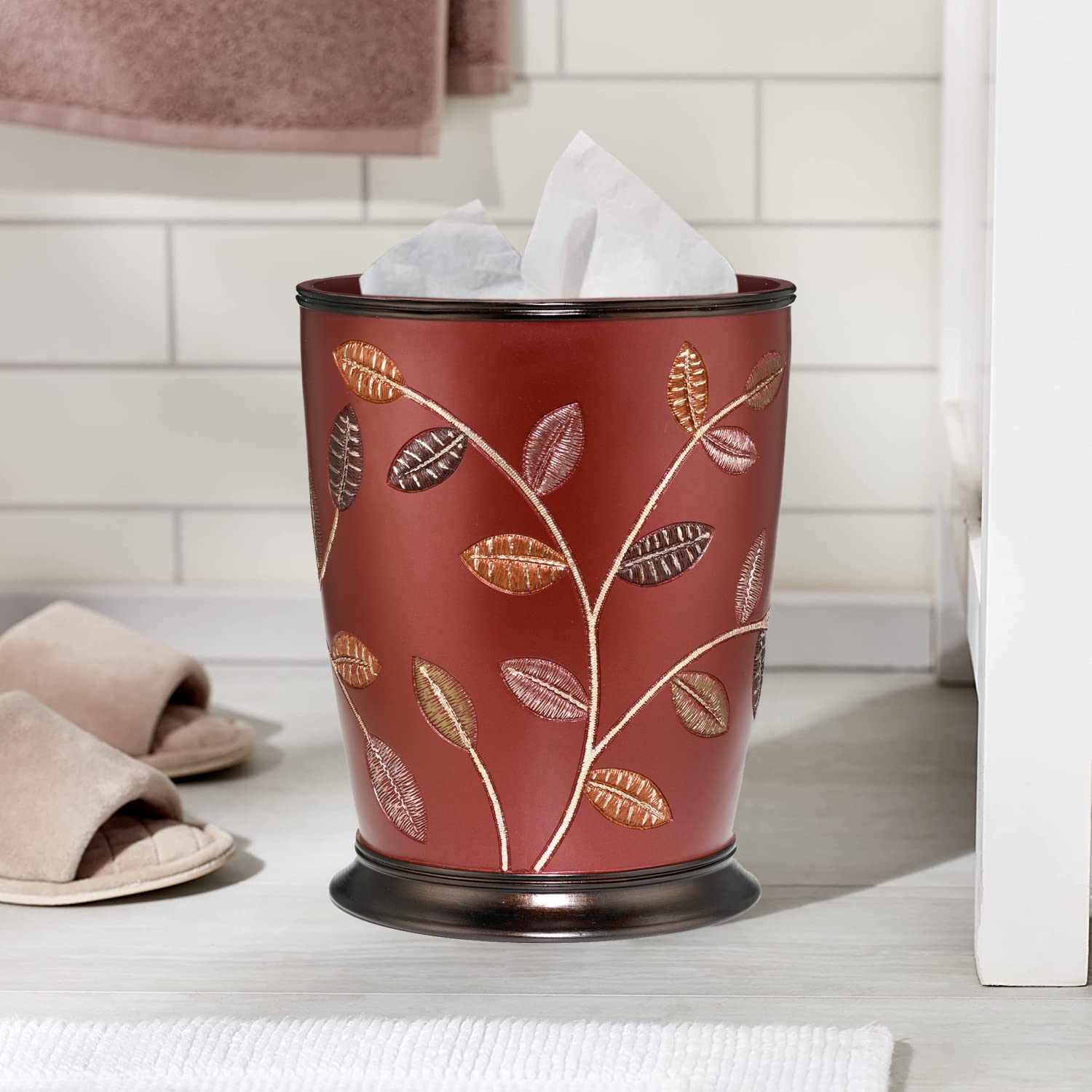 Decorative Trash Can for Bathroom