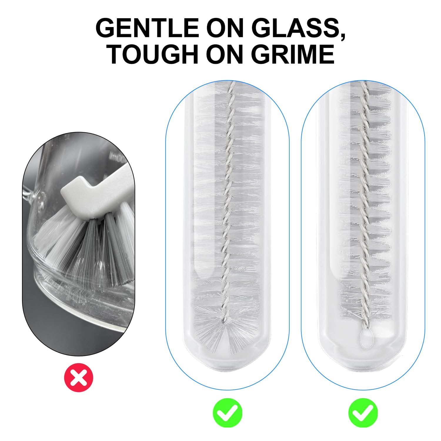 8 Pack Straw Brush Cleaner with Different Diameters (8 Count)