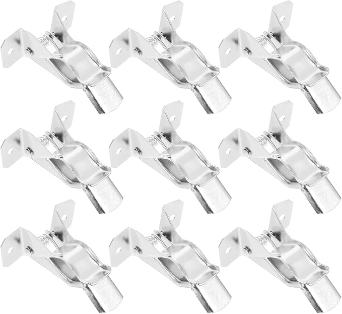 10pcs Wall Mounted Broom Organizer Mop and Broom Holder Utility Hooks for Laundry Room Storage and Cleaning Tool Hanging