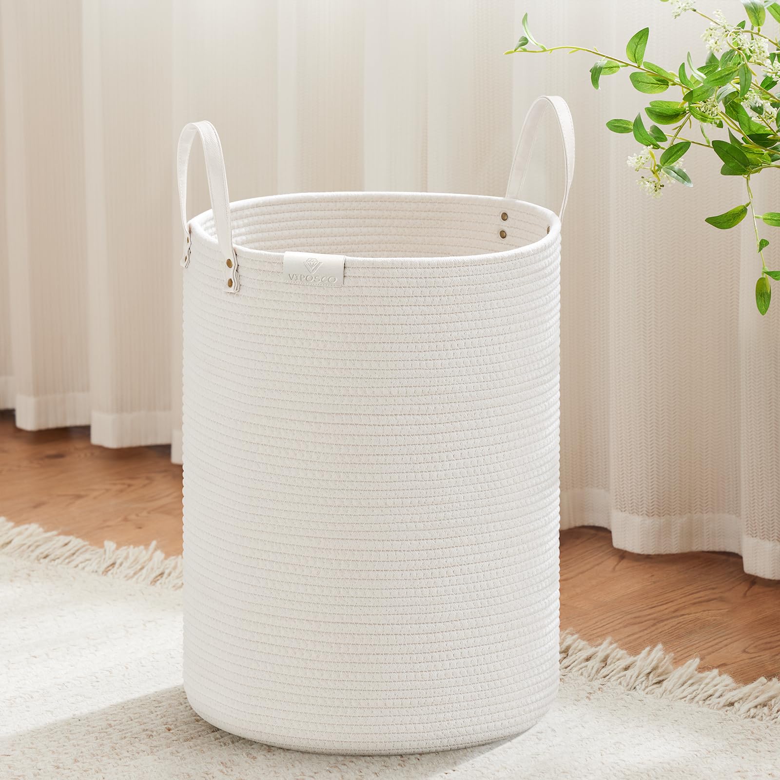 58L Tall Woven Rope Laundry Hamper (1961.2133 Fl Oz) - ModHome Supplies