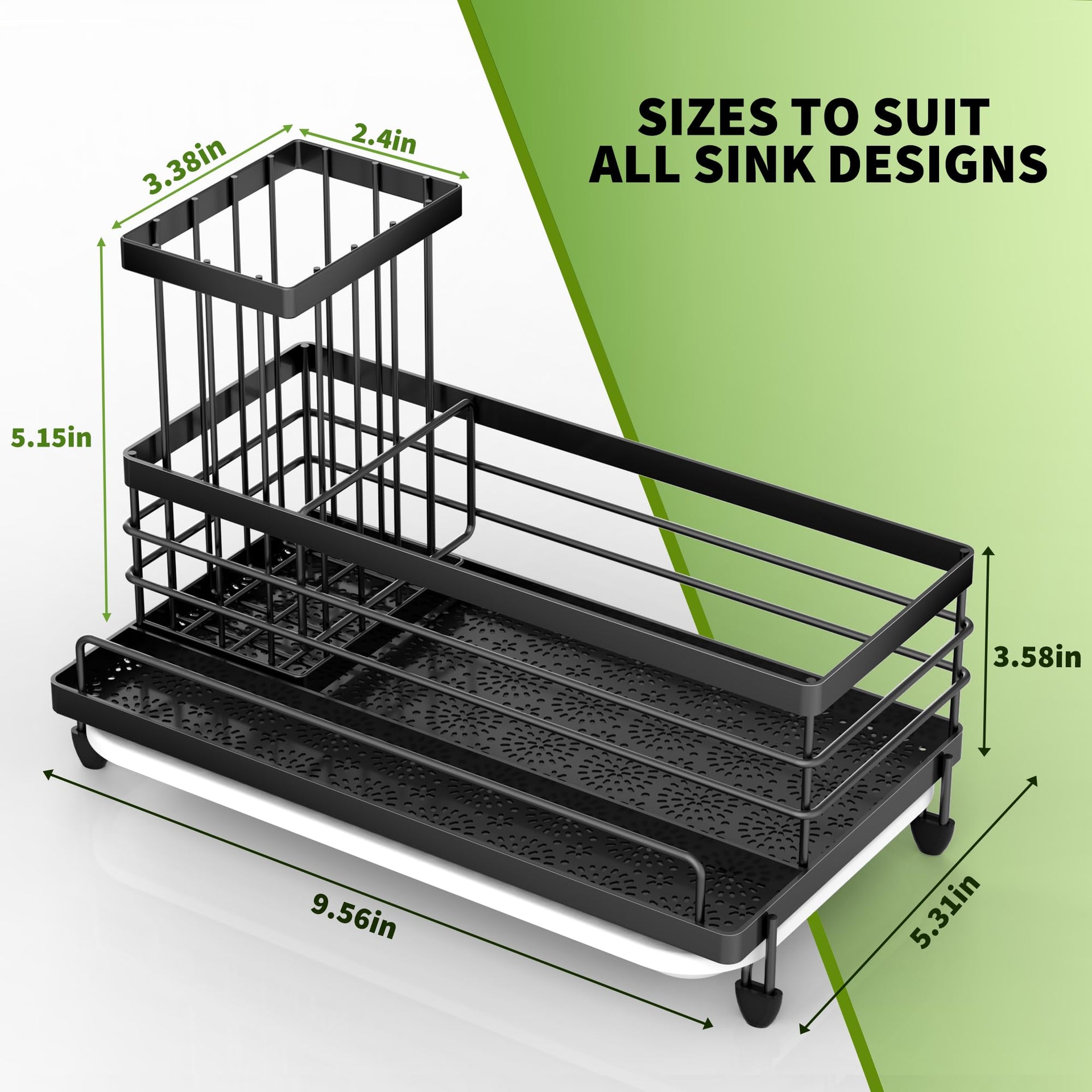 Large Capacity Kitchen Sink Caddy Organizer