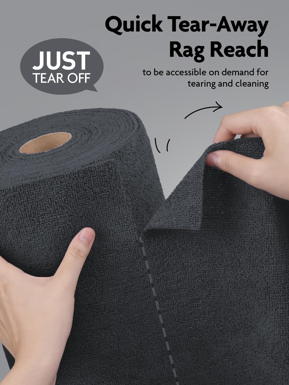 Microfiber Cleaning Cloth Roll (30 Count)