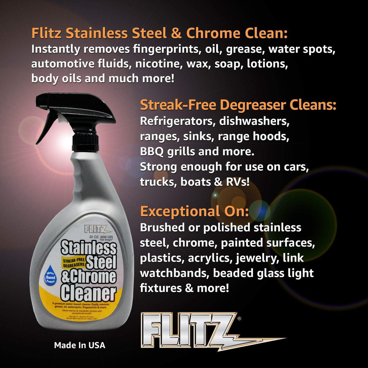 Stainless Steel & Chrome Clean (32 Fl Oz)