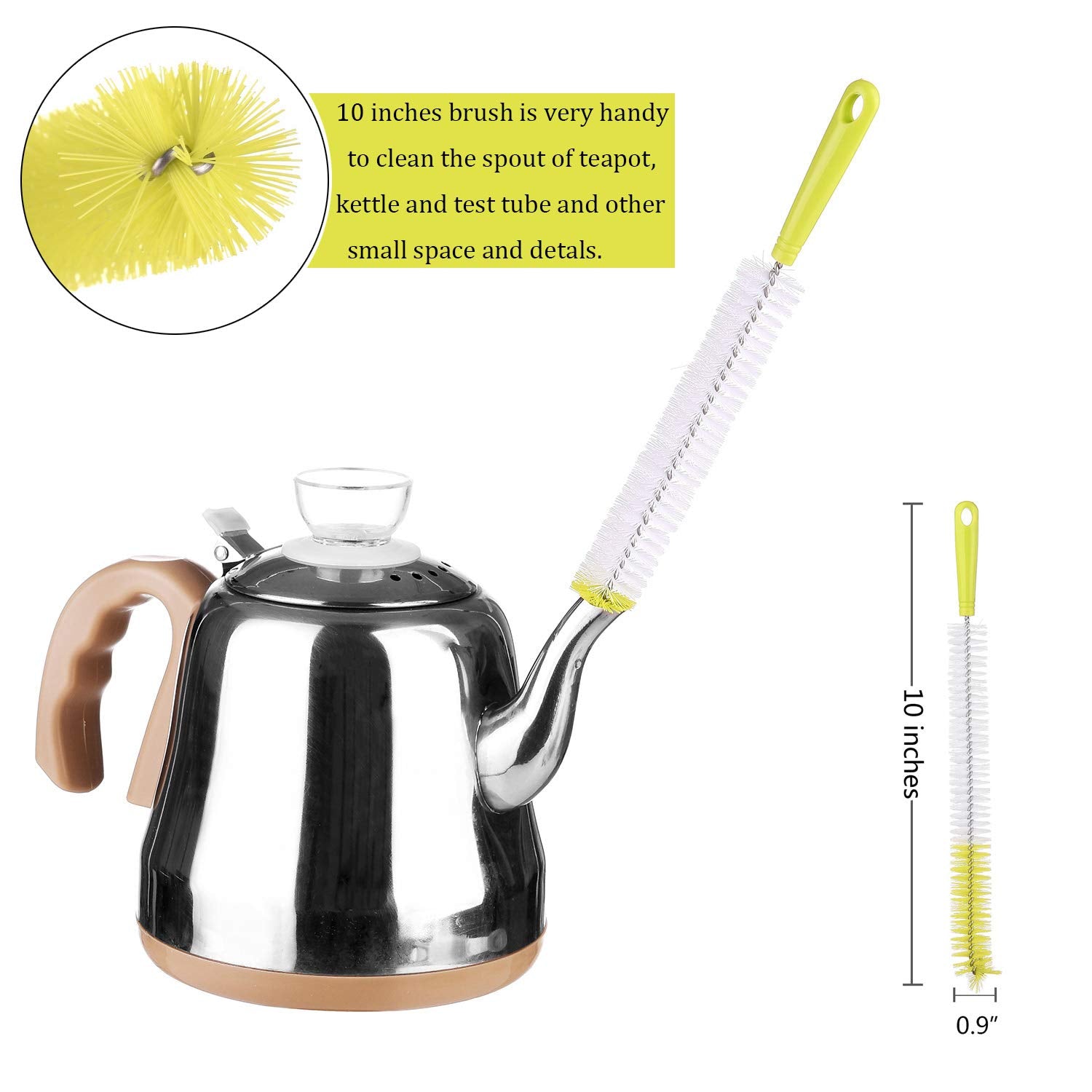 8 Pack Bottle Cleaning Brush Set