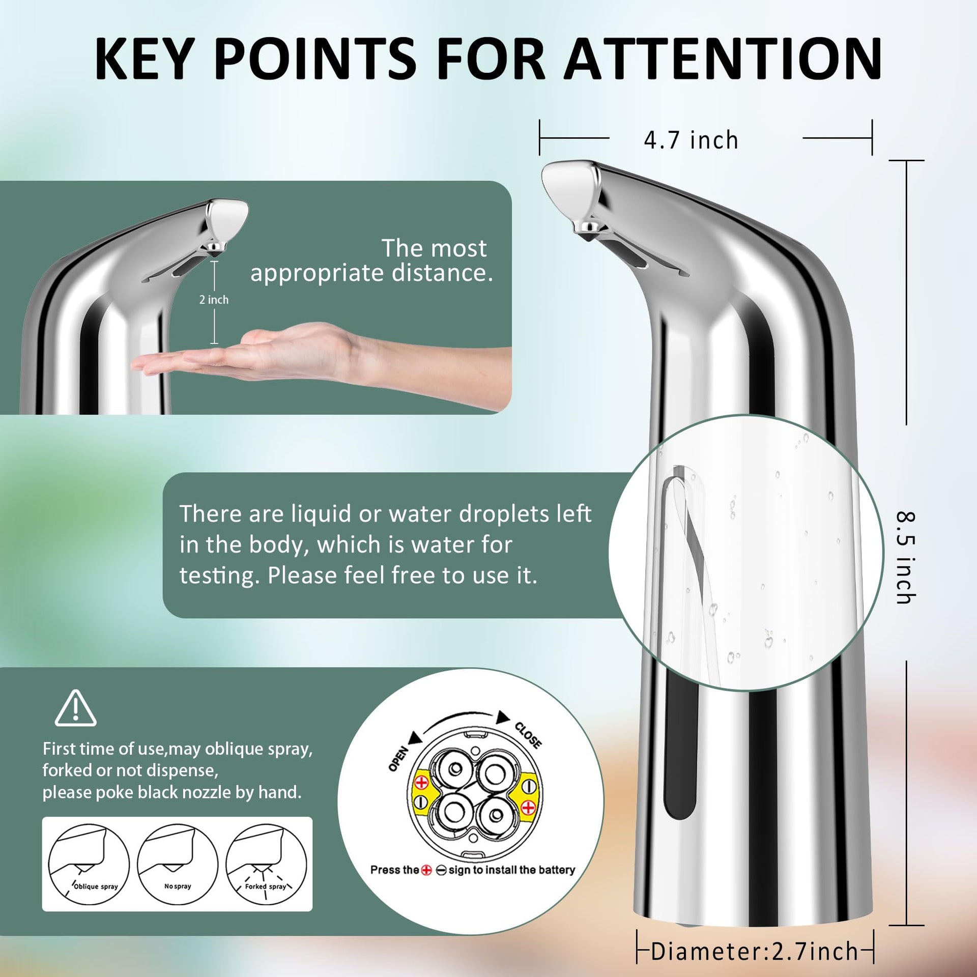 Automatic Liquid Soap Dispenser