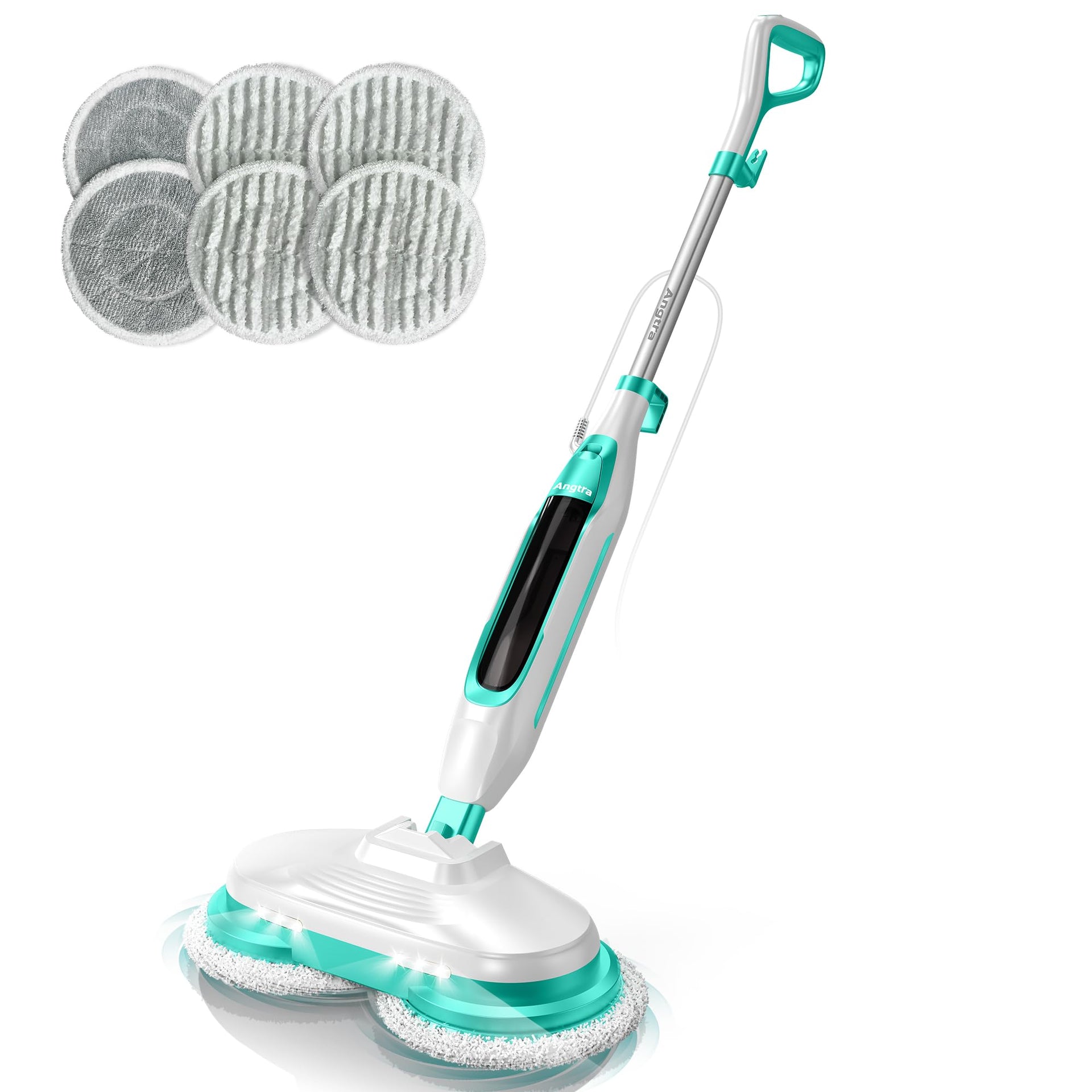 Scrubbing Steam Mop with Rotating Mop Pads