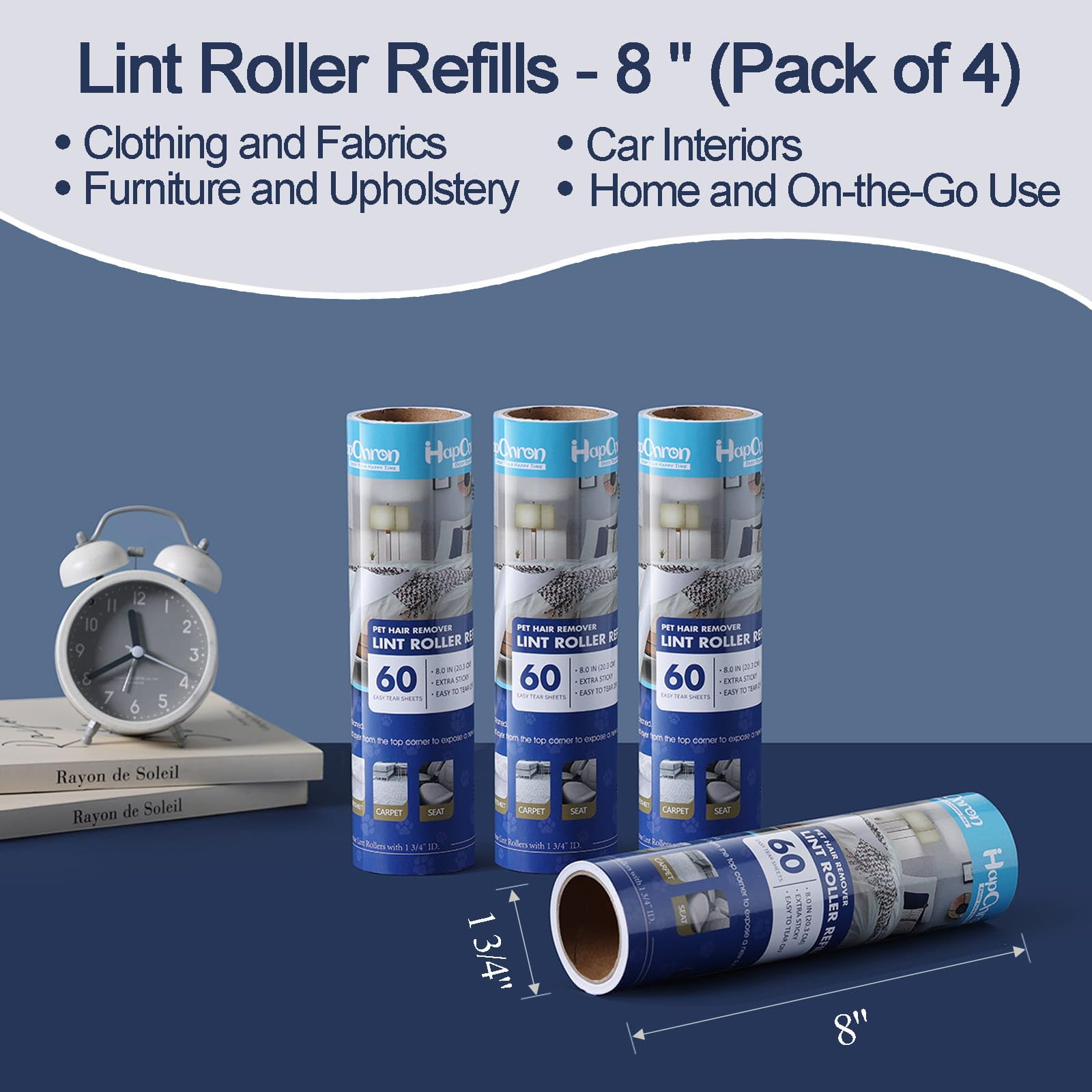 Lint Roller Refills 8"