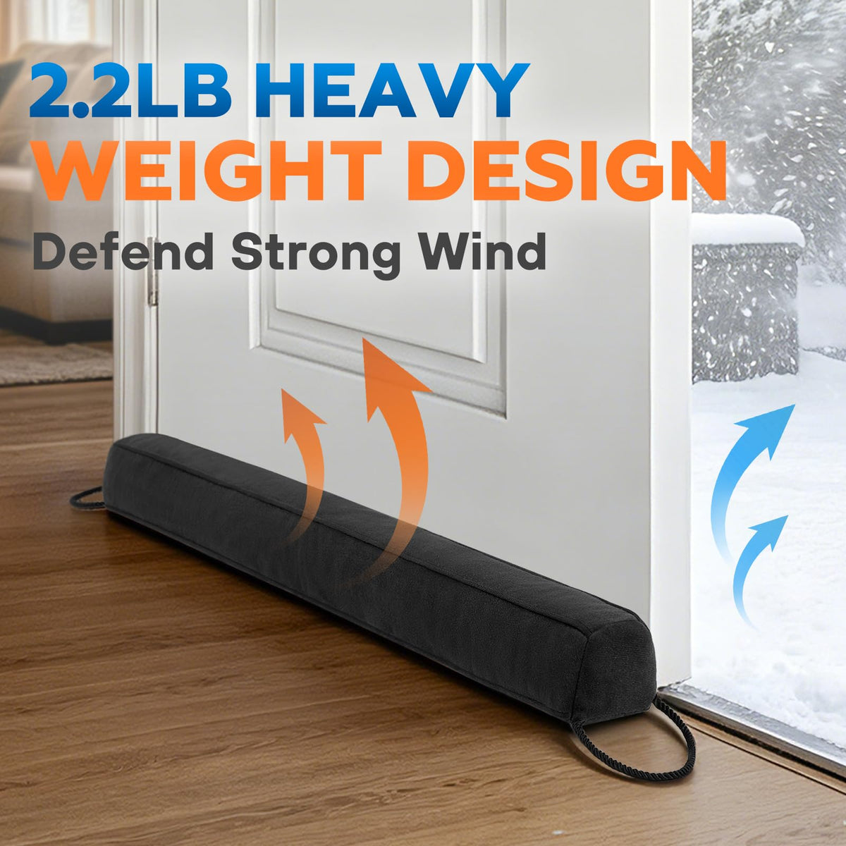 36” Weighted Under Door Draft Stopper