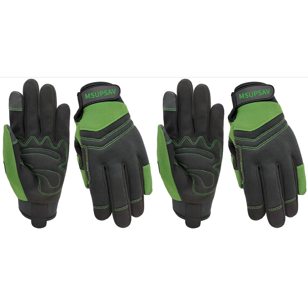 2 Pairs Mechanic Work Gloves