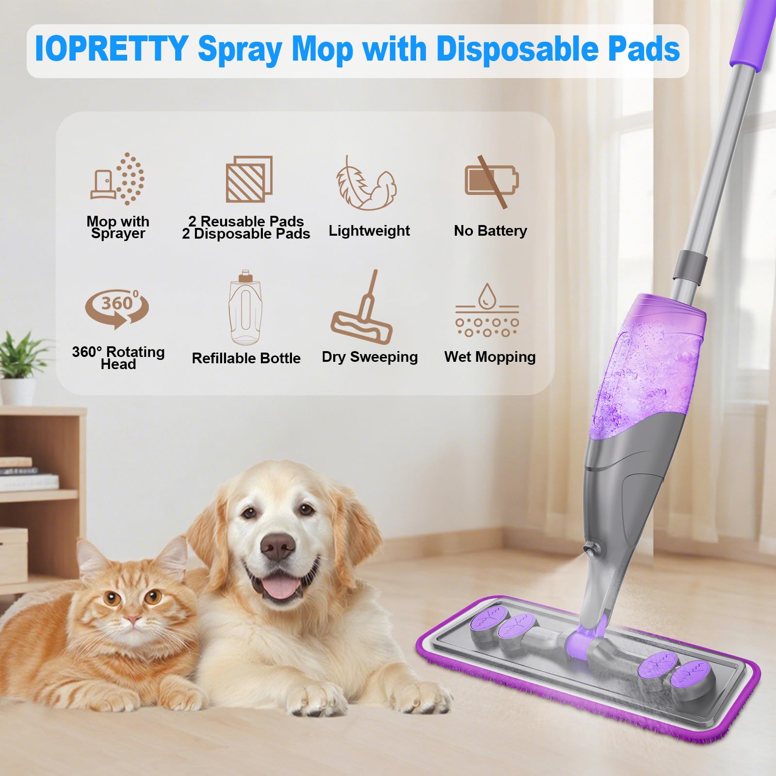 Spray Mops for Floor Cleaning