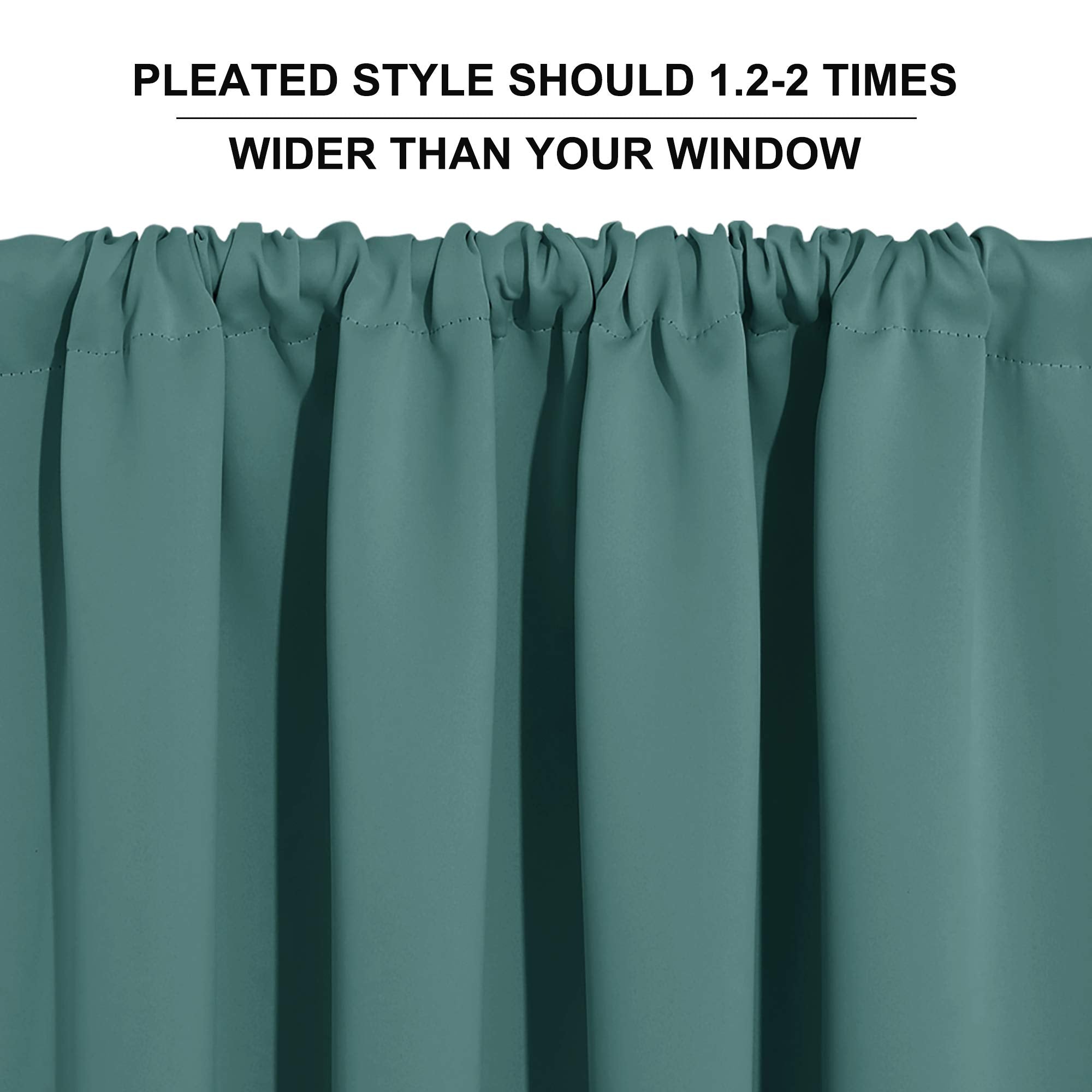 Bathroom Window Curtains (2 Count)