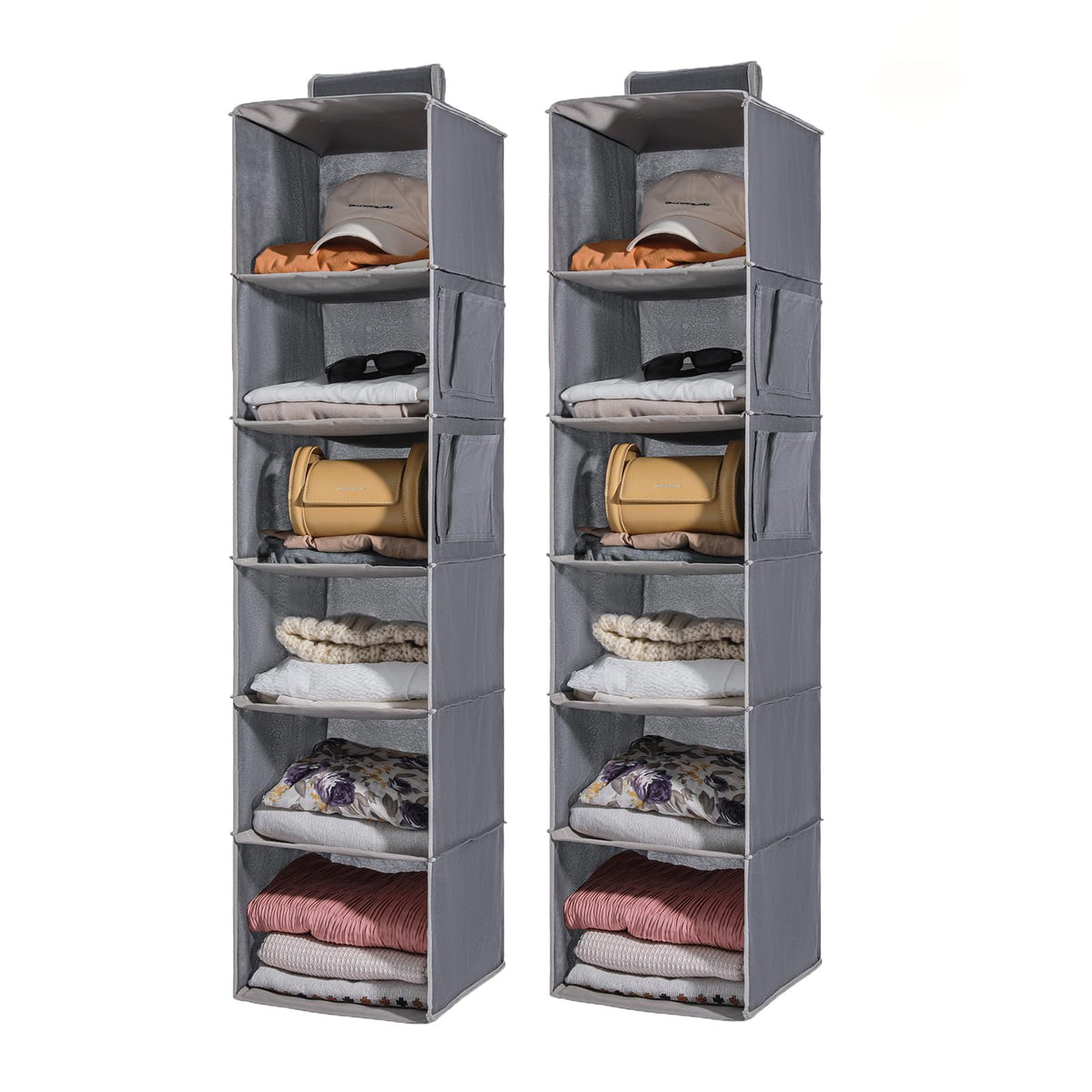 2 Packs Hanging Closet Organizer Storage (2 Count)