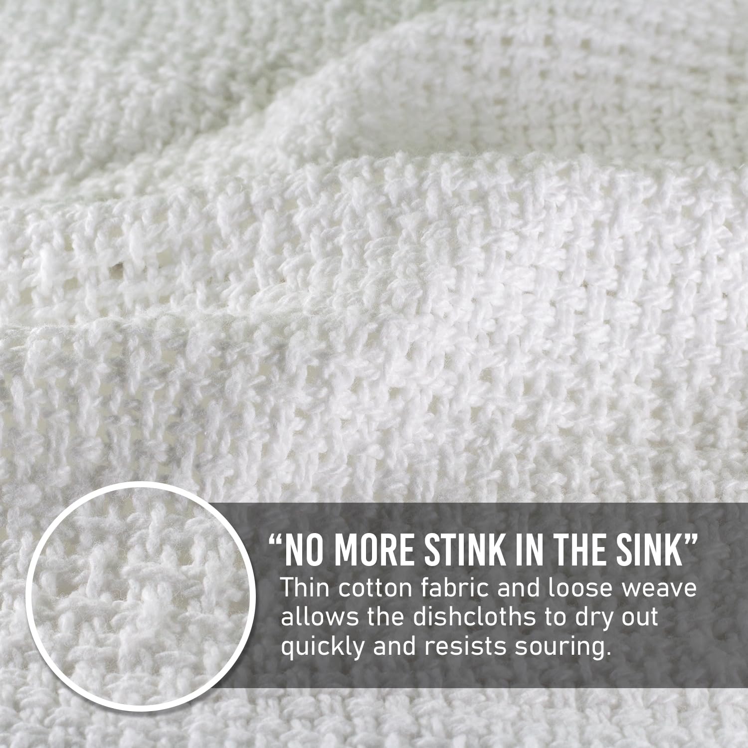 Old Fashion 100% Cotton Dishcloths (4 Count)