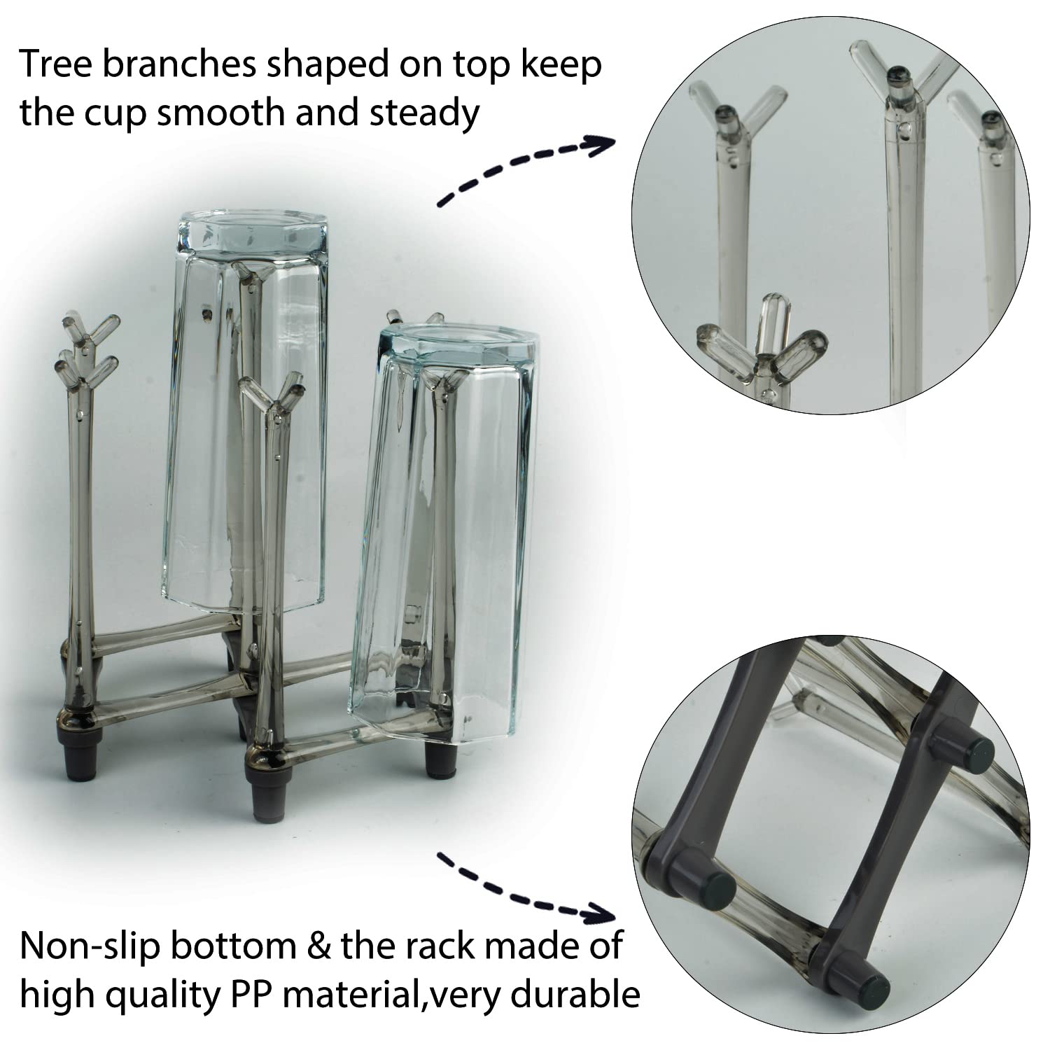 2 Pcs Cup Drying Racks Set (2 Count)