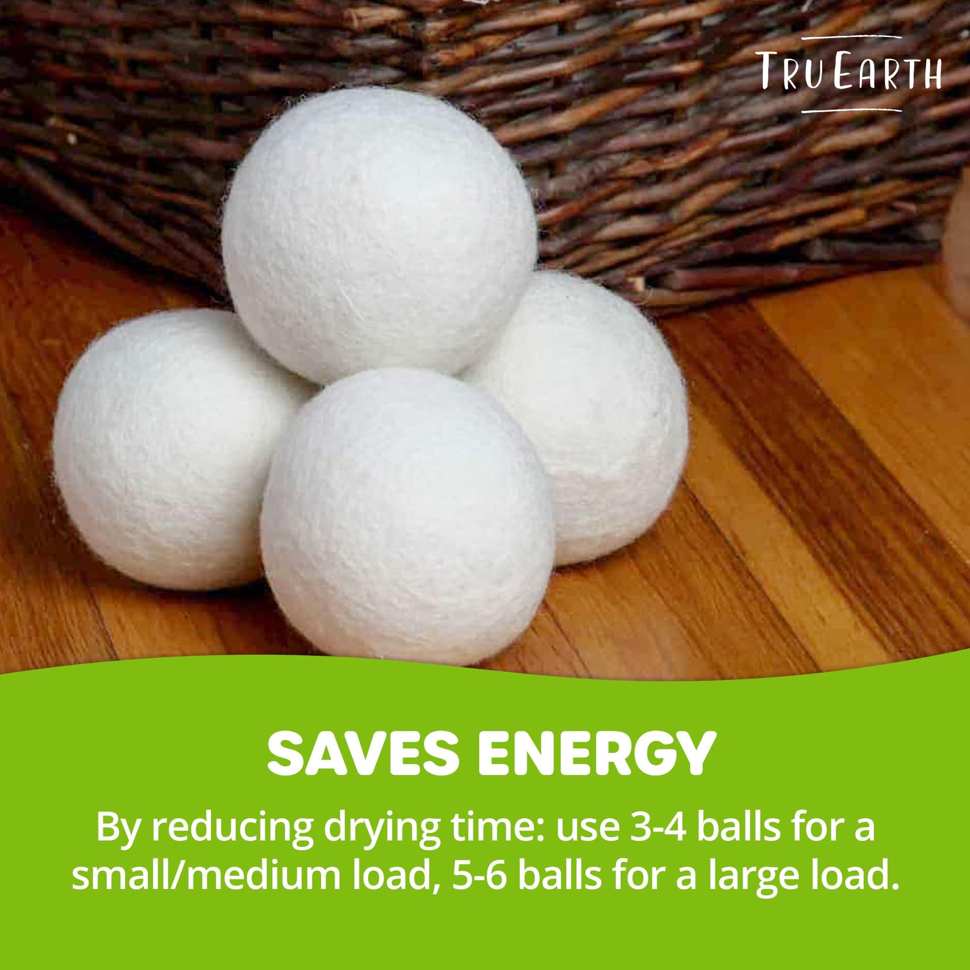 Wool Dryer Balls (4 Count)