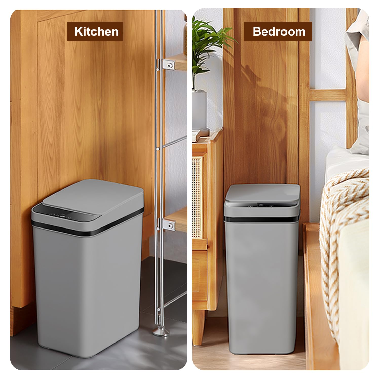 2.5 Gallon Motion Sensor Trash Can