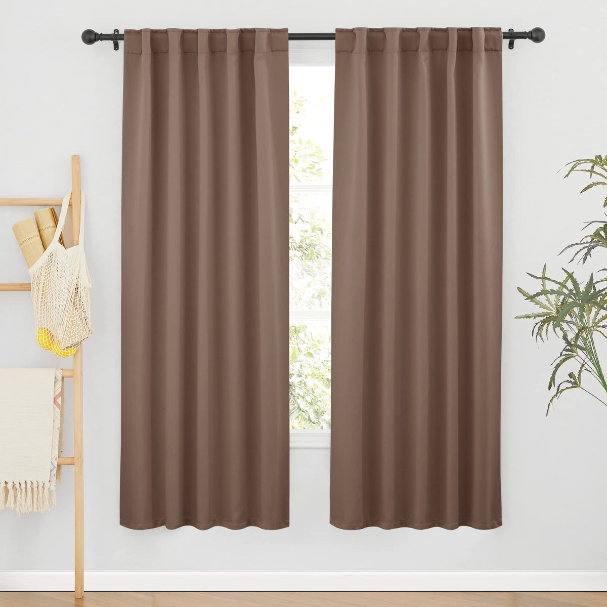 Blackout Curtains 72 inches Long for Bedroom (2 Count)