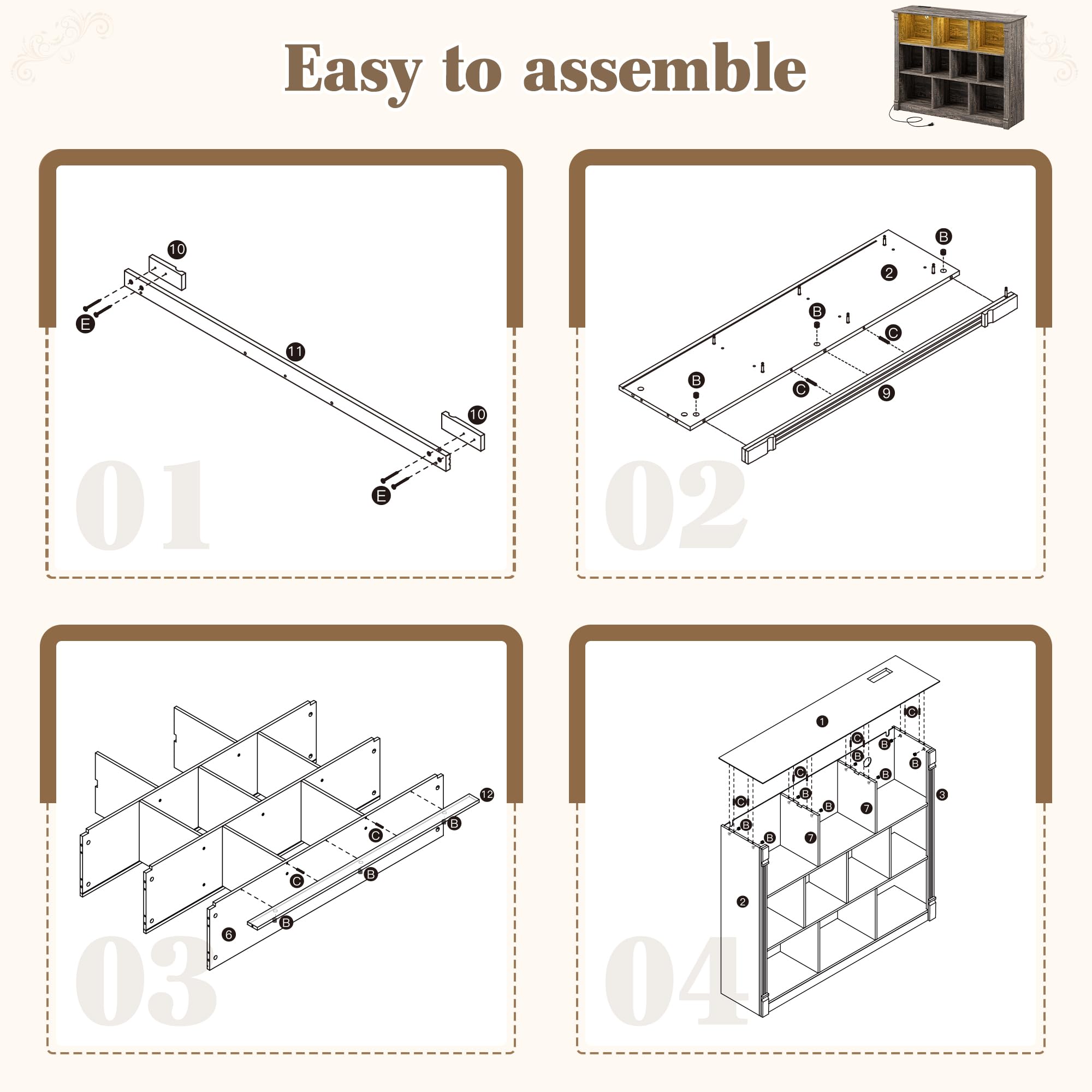 10 Cube Storage Organizer (10 Count)