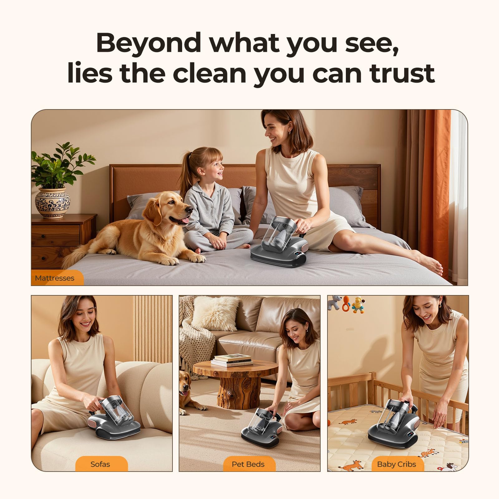 Mattress Vacuum Cleaner with UV