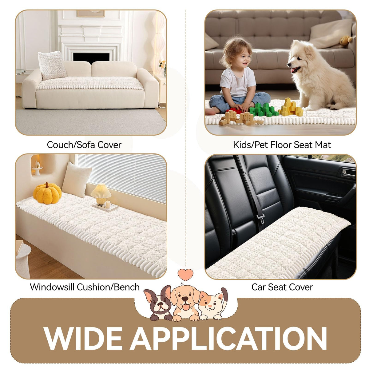 Couch Cover for Dogs Washable Pet Friendly (3 Ounce)