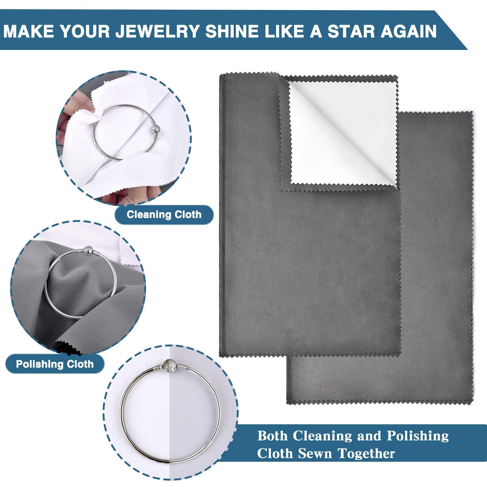 Silver Polishing Cloth (4 Count)