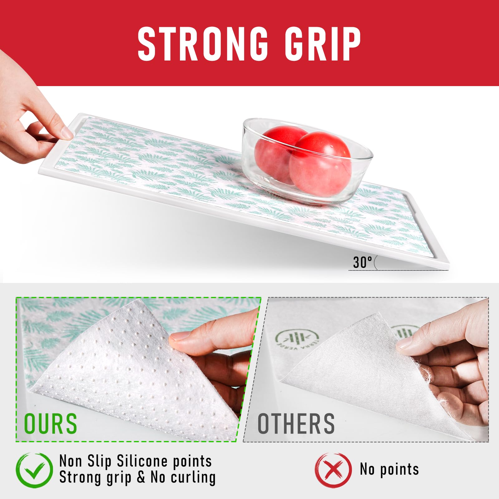 Absorbent Refrigerator Liners (18 Sq Ft)