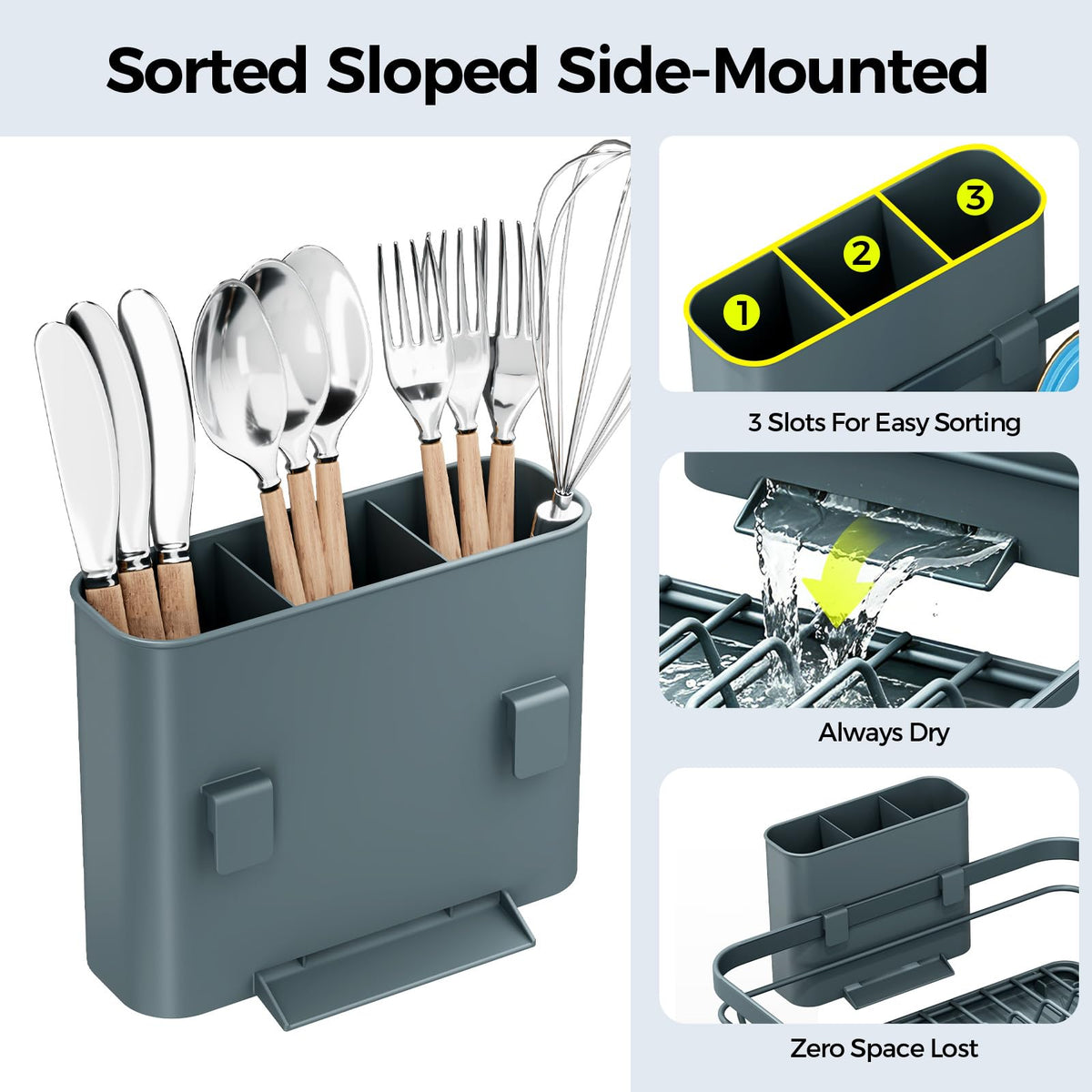 Urakify Dish Drying Rack for Kitchen Counter
