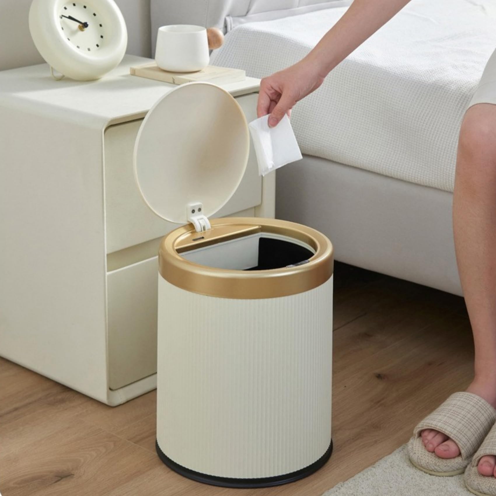 Bathroom Trash Can Automatic Touchless