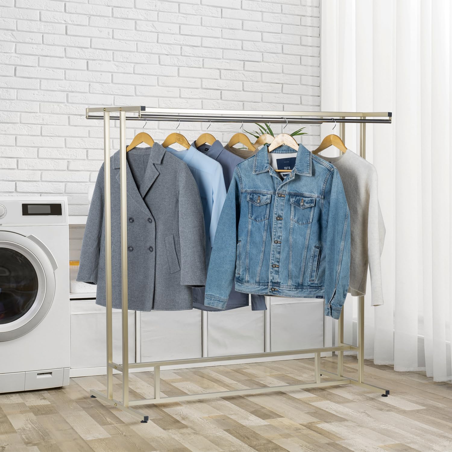 Brass Garment Rack
