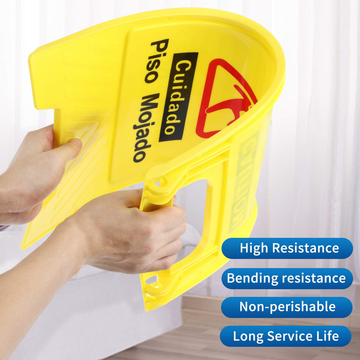 wet floor signs 6 piece double (6 Count)